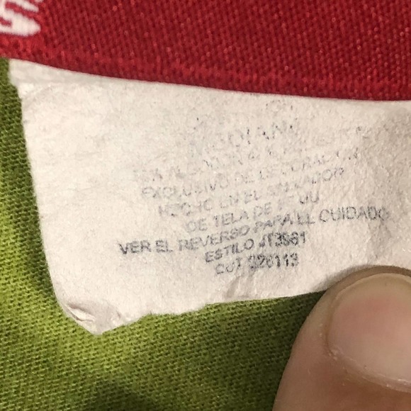 Levis Tshirt Red Tag Womens Small Green Vintage Spellout Shirt - Picture 3 of 6